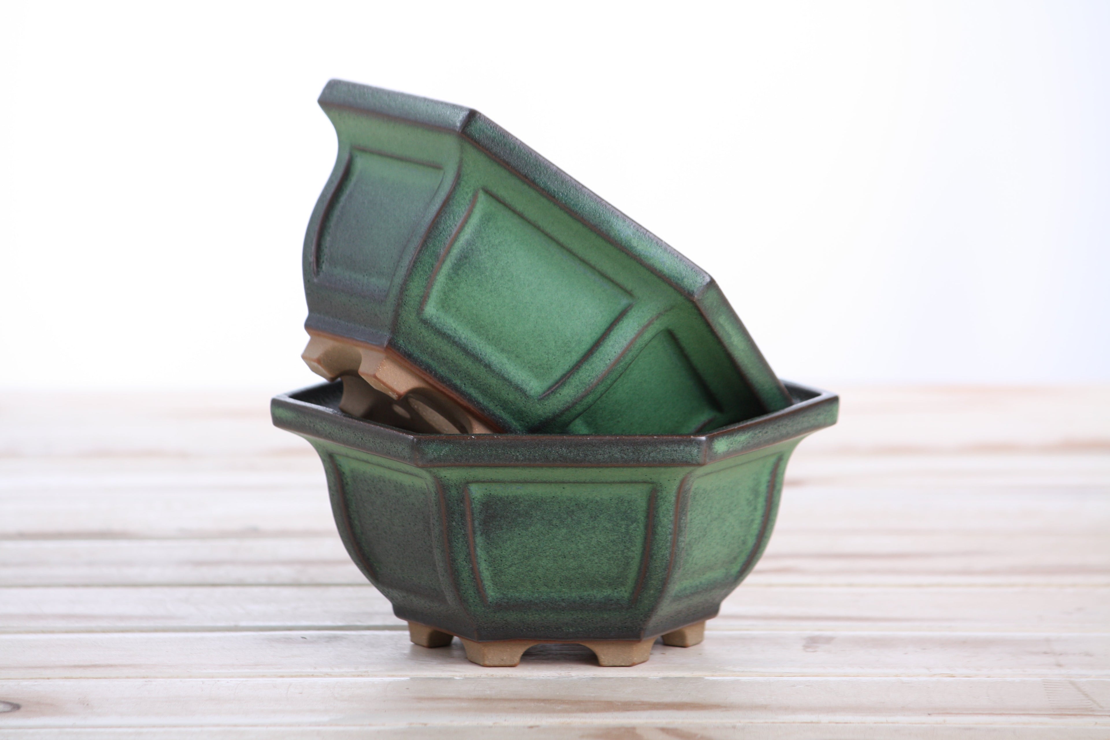 Hexagonal Bonsai Pots