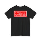 Willow Bonsai T-Shirt — Red Tree Logo Graphic Tee
