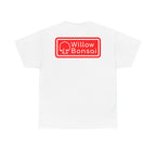 Willow Bonsai T-Shirt — Red Tree Logo Graphic Tee