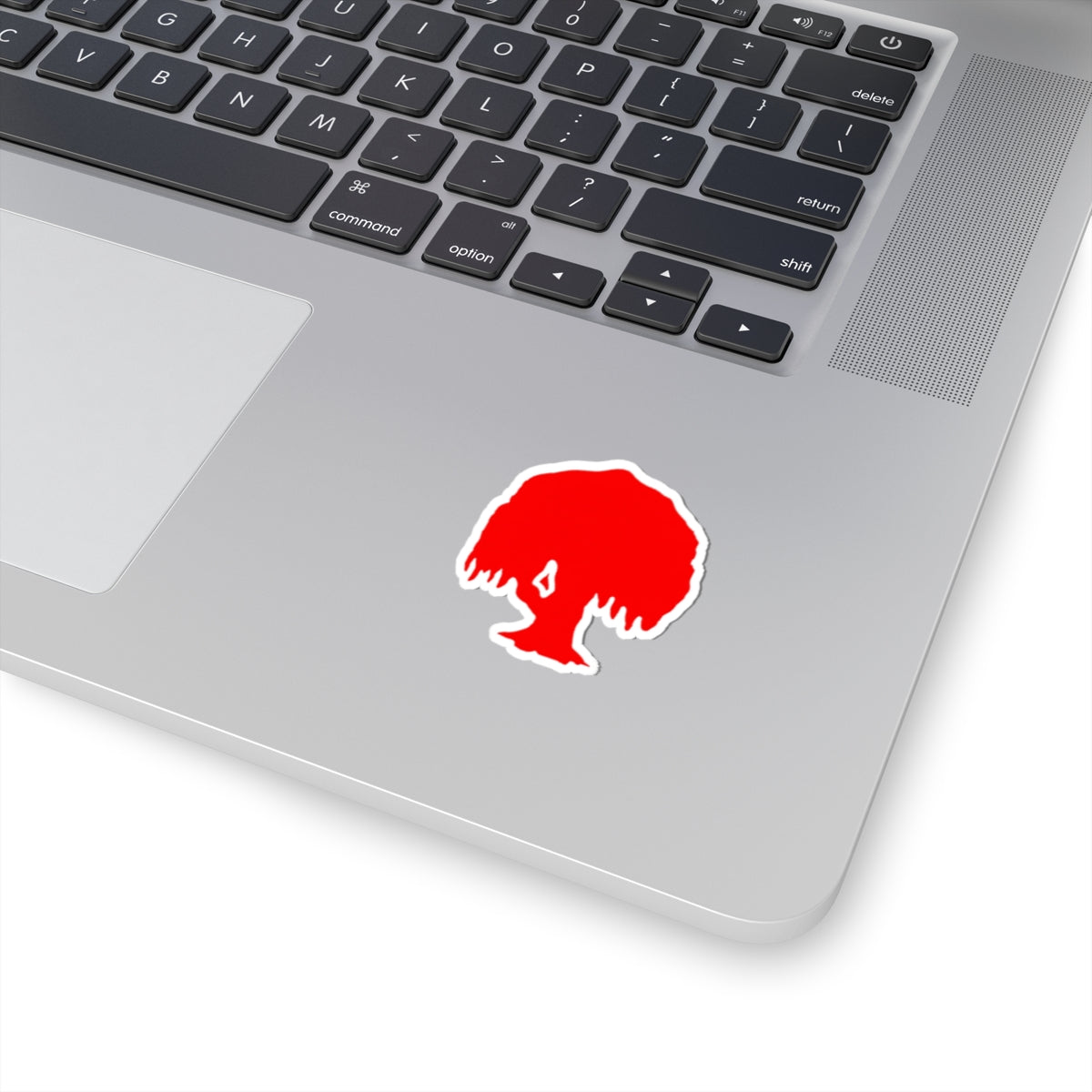 Red Willow Tree Sticker — Cut Vinyl Decal