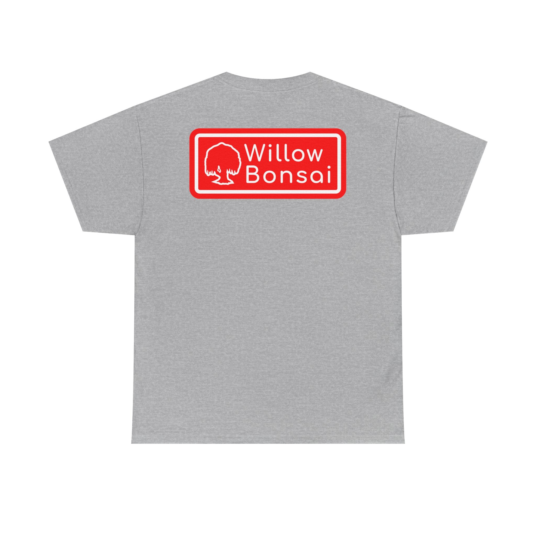 Willow Bonsai T-Shirt — Red Tree Logo Graphic Tee