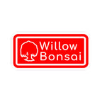 Willow Bonsai Sticker — Red Logo Cut Decal