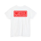 Willow Bonsai T-Shirt — Red Tree Logo Graphic Tee
