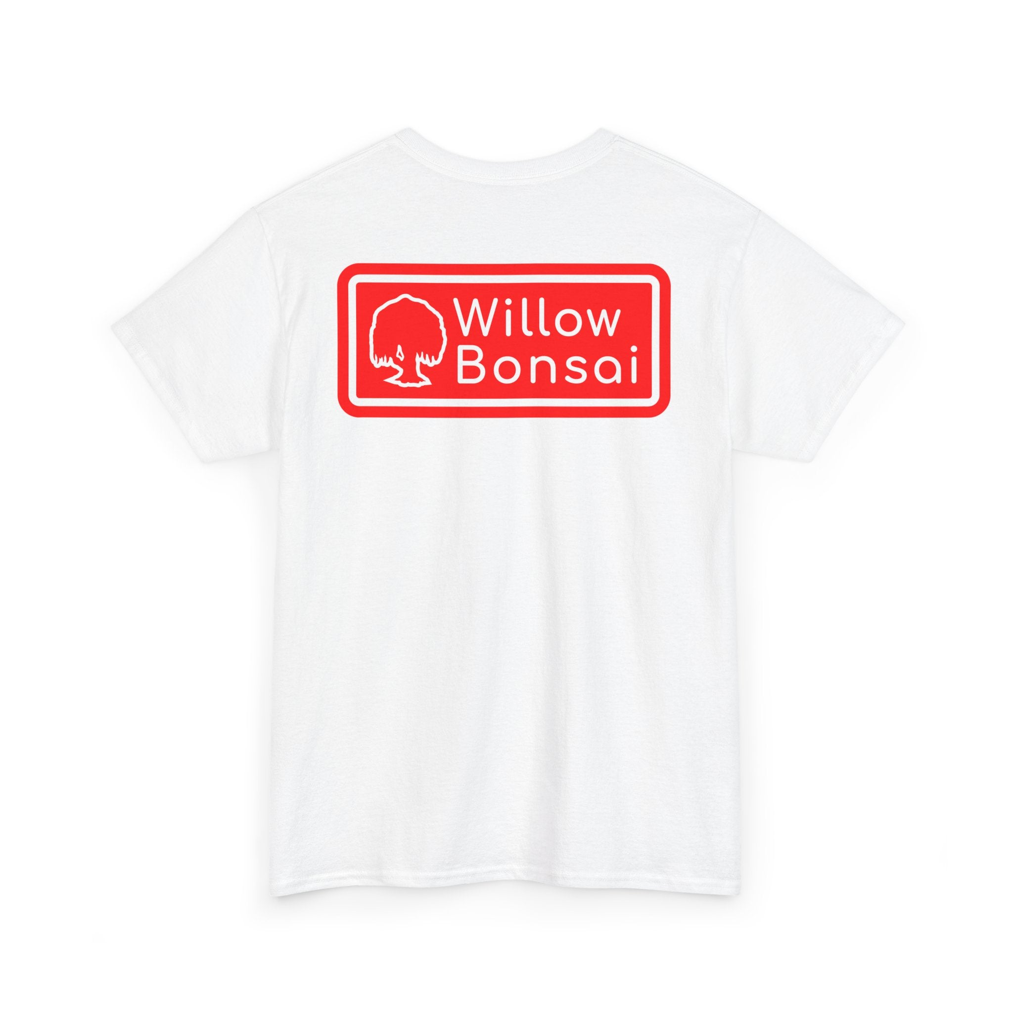 Willow Bonsai T-Shirt — Red Tree Logo Graphic Tee
