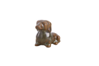 Willow Ceramics Butch the Dachshund Figurine – Mini Handmade Ceramic Dog Sculpture, High‑Fired Stoneware Décor, Made in Colorado, USA (Copenhagen)