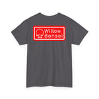 Willow Bonsai T-Shirt — Red Tree Logo Graphic Tee