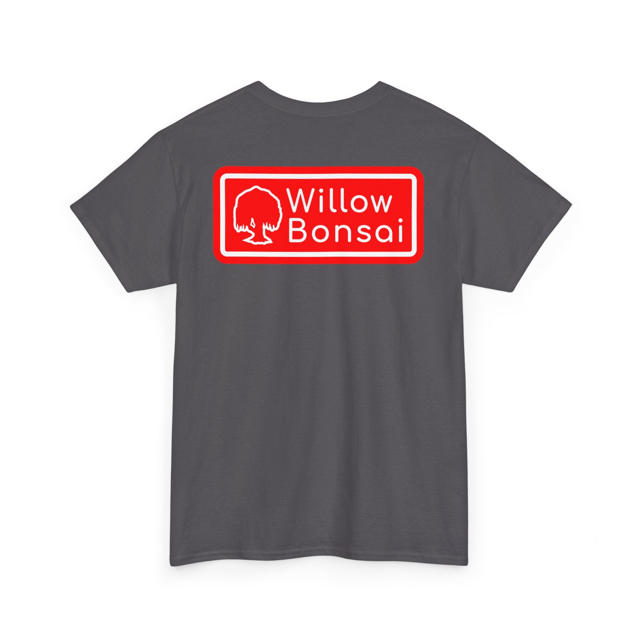 Willow Bonsai T-Shirt — Red Tree Logo Graphic Tee