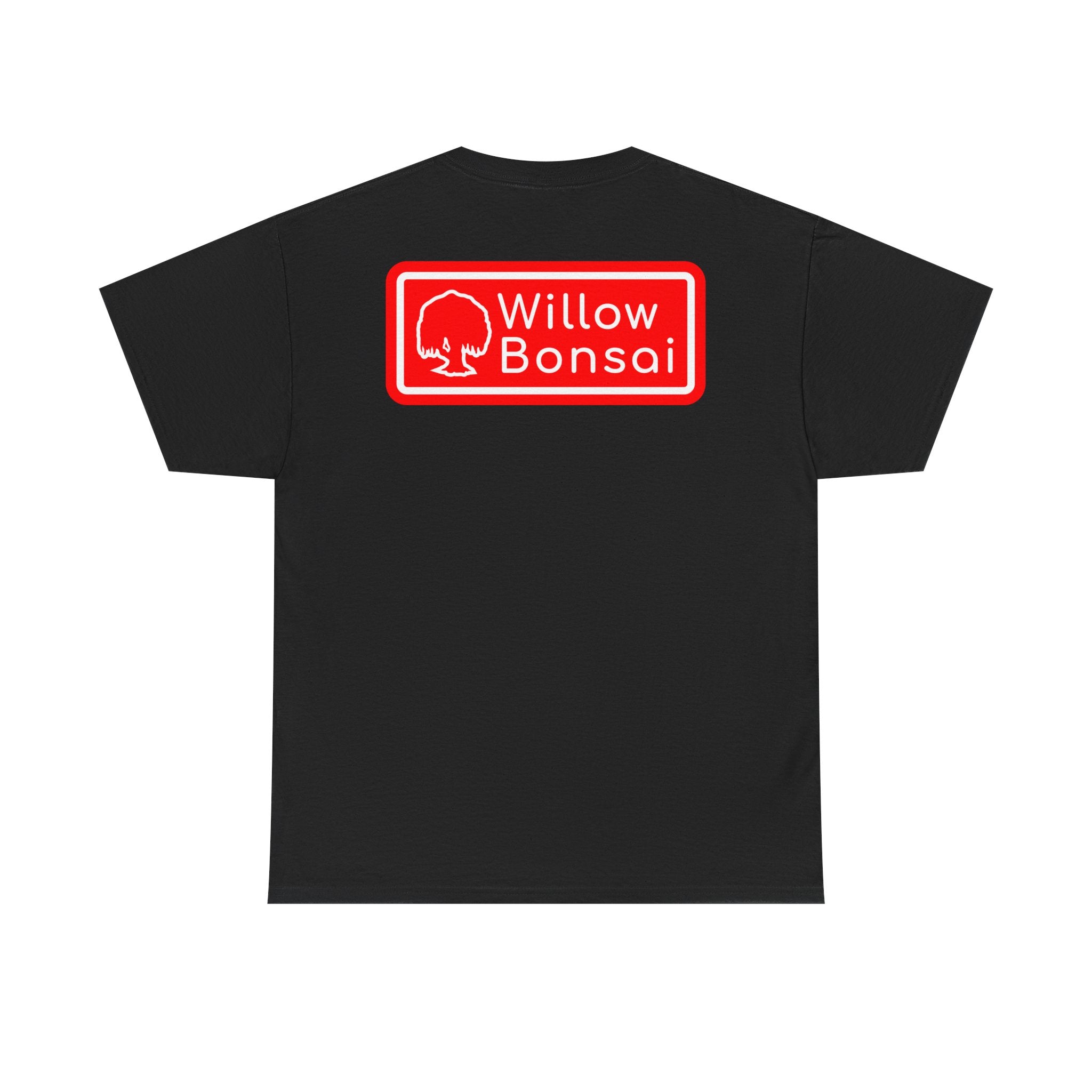 Willow Bonsai T-Shirt — Red Tree Logo Graphic Tee