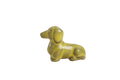 Willow Ceramics Butch the Dachshund Magnet – Mini Handmade Ceramic Dog Figurine Fridge Magnet, High‑Fired Stoneware Décor, Made in Colorado, USA (Yellow)