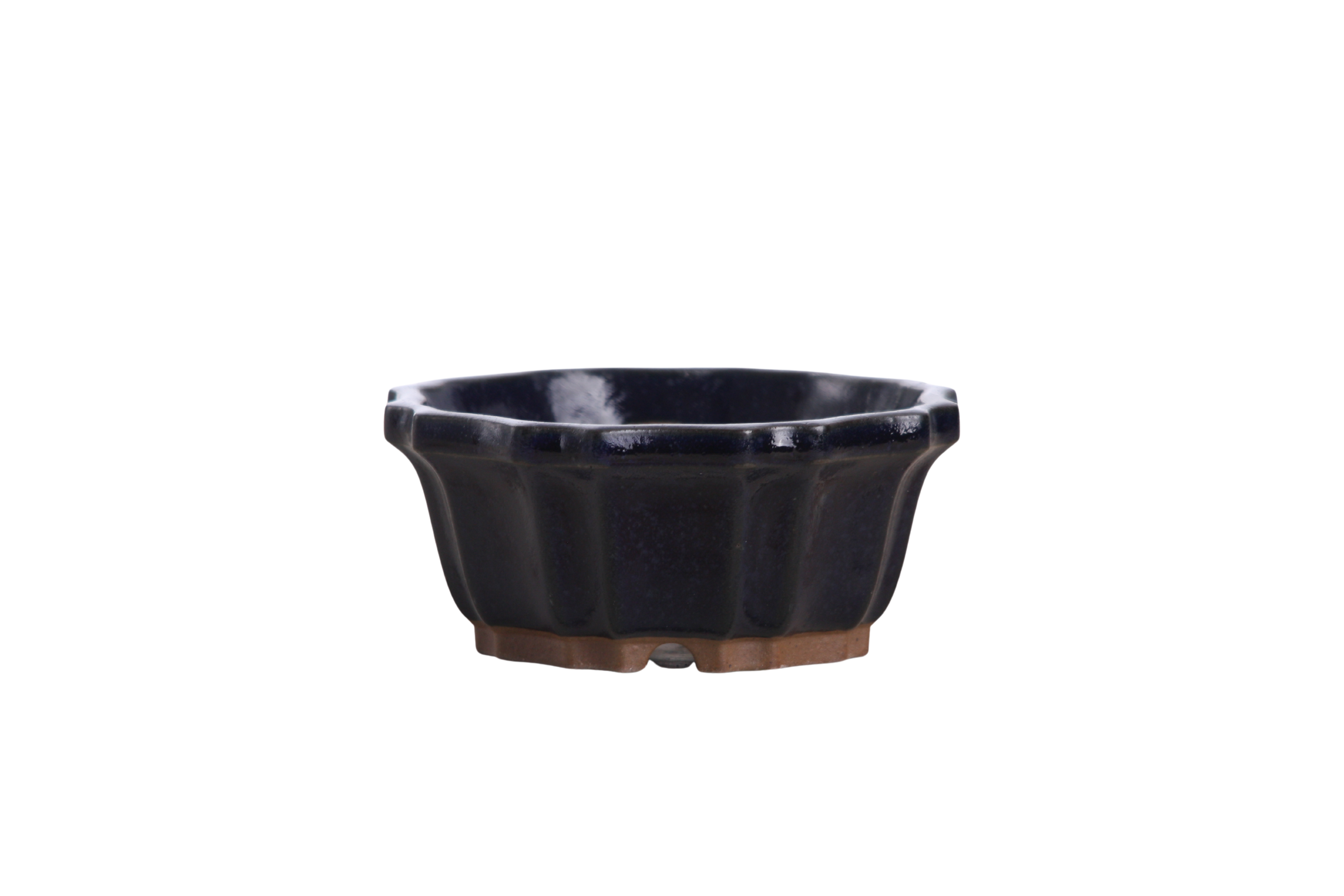 Willow Bonsai Ceramics Flower Design Bonsai Pot 4.5 Inch – Elegant Ceramic Bonsai & Succulent Planter, High‑Fired Frost‑Proof Stoneware with Drainage & Wiring Holes, Handmade in USA (Ruri)
