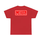 Willow Bonsai T-Shirt — Red Tree Logo Graphic Tee