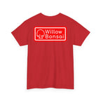 Willow Bonsai T-Shirt — Red Tree Logo Graphic Tee