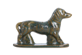 Willow Ceramics Dachshund Wall Hanging – Handmade Stoneware Ceramic Sausage Dog Wall Art with Metal Hanging Hook, High‑Fired Handmade Décor, Made in Colorado, USA (Seaweed 2025 Right)