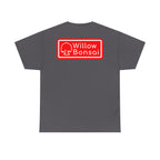 Willow Bonsai T-Shirt — Red Tree Logo Graphic Tee