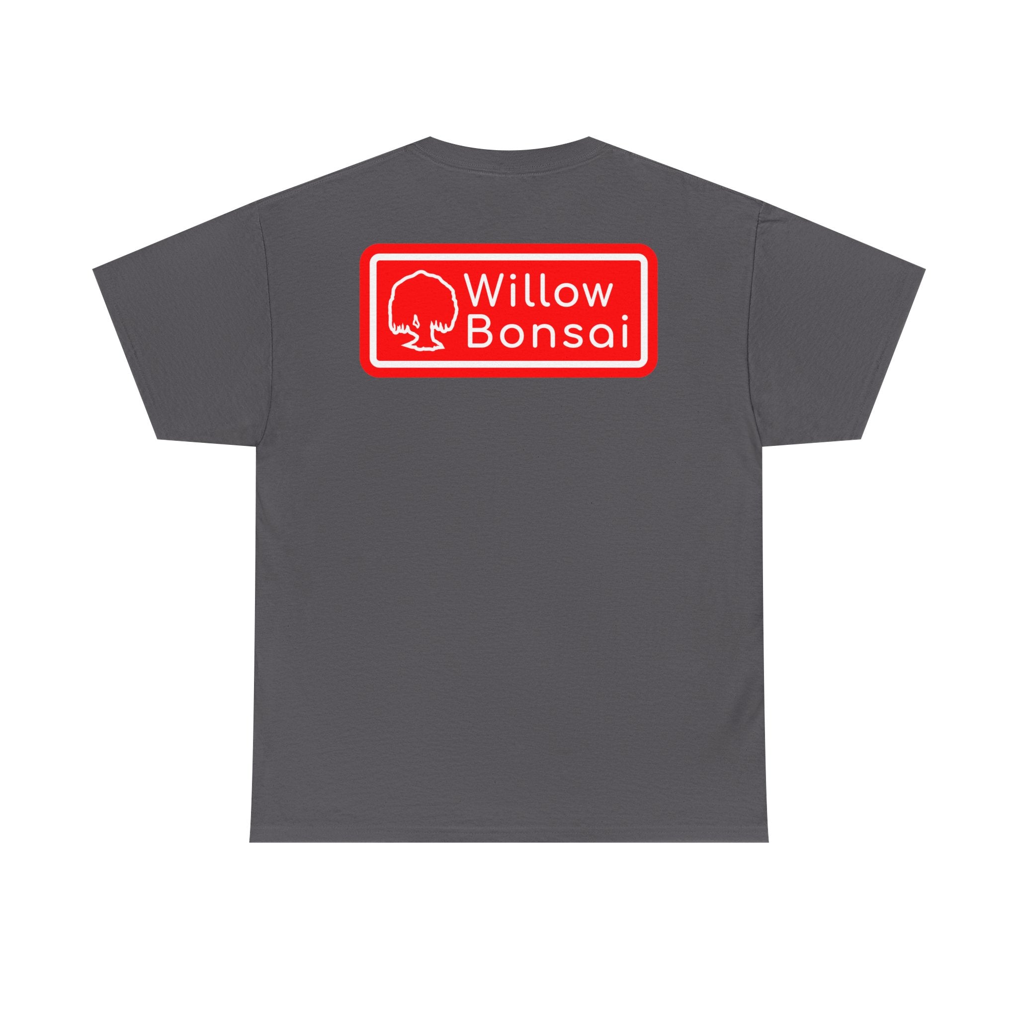 Willow Bonsai T-Shirt — Red Tree Logo Graphic Tee