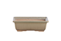 Willow Bonsai Ceramics Rectangle Bonsai Pot 8 Inch – Lower‑Profile Rectangular Ceramic Bonsai & Succulent Planter with Accentuated Rim, High‑Fired Frost‑Proof Stoneware, Handmade in USA (Speckled Moss)
