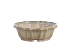 Willow Bonsai Ceramics Flower Design Bonsai Pot 6.5 Inch – Elegant Ceramic Bonsai & Succulent Planter, High‑Fired Frost‑Proof Stoneware with Drainage & Wiring Holes, Handmade in USA (Copenhagen)