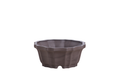 Willow Bonsai Ceramics Flower Design Bonsai Pot 4.5 Inch – Elegant Ceramic Bonsai & Succulent Planter, High‑Fired Frost‑Proof Stoneware with Drainage & Wiring Holes, Handmade in USA (Unglazed Black)
