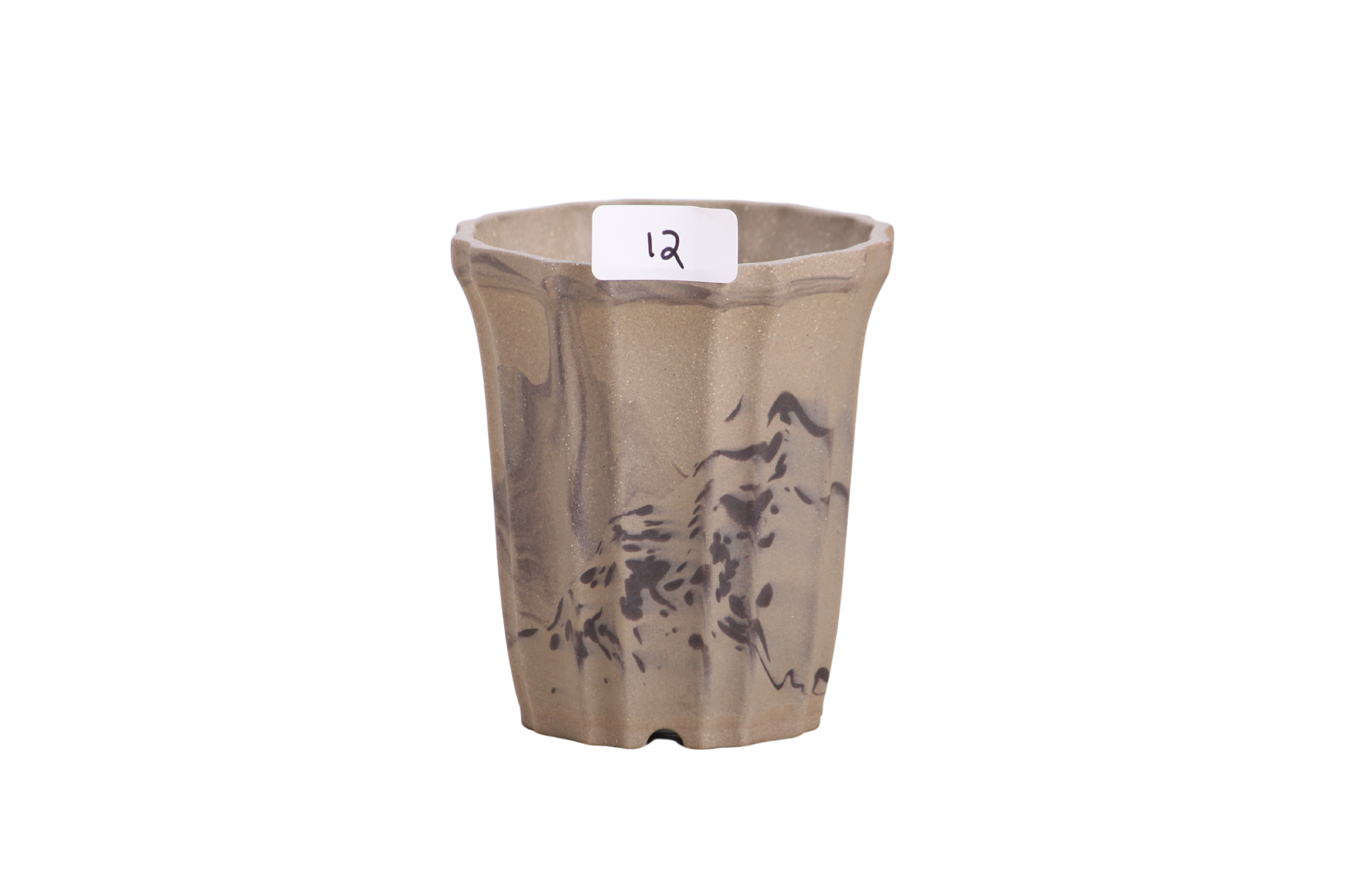 Willow Bonsai Ceramics Flower Design Cascade Bonsai Pot 3 Inch – Elegant Tall Ceramic Bonsai & Succulent Planter, High‑Fired Frost‑Proof Stoneware with Drainage & Wiring Holes, Handmade in USA (Limited Edition 12)