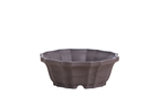 Willow Bonsai Ceramics Flower Design Bonsai Pot 5 Inch – Elegant Ceramic Bonsai & Succulent Planter, High‑Fired Frost‑Proof Stoneware with Drainage & Wiring Holes, Handmade in USA (Unglazed Black)