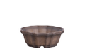 Willow Bonsai Ceramics Flower Design Bonsai Pot 5 Inch – Elegant Ceramic Bonsai & Succulent Planter, High‑Fired Frost‑Proof Stoneware with Drainage & Wiring Holes, Handmade in USA (Limited Edition Textured Unglazed 5 inch)