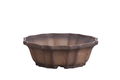 Willow Bonsai Ceramics Flower Design Bonsai Pot 6.5 Inch – Elegant Ceramic Bonsai & Succulent Planter, High‑Fired Frost‑Proof Stoneware with Drainage & Wiring Holes, Handmade in USA (Limited Edition Textured Unglazed 6.5 inch)