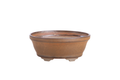 Willow Bonsai Ceramics Oval B Bonsai Pot 5 Inch – Tapered Oval Ceramic Bonsai & Succulent Planter with Accentuated Rim, High‑Fired Frost‑Proof Stoneware, Handmade in USA (Deep Stone)