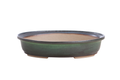 Willow Bonsai Ceramics Landscape Oval A Bonsai Pot 10 Inch – Large Oval Ceramic Bonsai Planter for Forest, Group & Specimen Tree Plantings, High‑Fired Frost‑Proof Stoneware, Handmade in USA (Avocado)