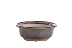 Willow Bonsai Ceramics Round Bonsai Pot 6 Inch – Round Ceramic Bonsai & Succulent Planter with Accentuated Rim and Sculpted Foot Ring, High‑Fired Frost‑Proof Stoneware, Handmade in USA (Starry Night)