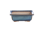 Willow Bonsai Ceramics Square Bonsai Pot 7 Inch – Low‑Profile Square Ceramic Bonsai & Succulent Planter with Accentuated Rim, High‑Fired Frost‑Proof Stoneware, Handmade in USA (Peacock 2025)