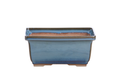 Willow Bonsai Ceramics Rectangle Deep Bonsai Pot 7 Inch – Higher‑Profile Rectangular Ceramic Bonsai & Succulent Planter with Accentuated Rim, High‑Fired Frost‑Proof Stoneware, Handmade in USA (Peacock 2025)