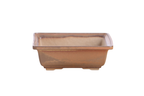 Willow Bonsai Ceramics Square Bonsai Pot 7 Inch – Low‑Profile Square Ceramic Bonsai & Succulent Planter with Accentuated Rim, High‑Fired Frost‑Proof Stoneware, Handmade in USA (Deep Stone)