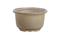 Willow Bonsai Ceramics Flute Bonsai Pot 6 Inch – Round Semi‑Cascade Ceramic Bonsai & Succulent Planter with Fluted Profile and Banded Base, High‑Fired Frost‑Proof Stoneware, Handmade in USA (Speckled Moss)