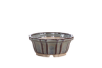 Willow Bonsai Ceramics Flower Design Bonsai Pot 4.5 Inch – Elegant Ceramic Bonsai & Succulent Planter, High‑Fired Frost‑Proof Stoneware with Drainage & Wiring Holes, Handmade in USA (Starry Night)