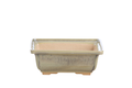 Willow Bonsai Ceramics Square Bonsai Pot 6 Inch – Low‑Profile Square Ceramic Bonsai & Succulent Planter with Accentuated Rim, High‑Fired Frost‑Proof Stoneware, Handmade in USA (Copenhagen)