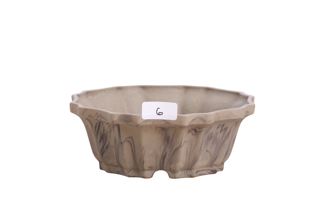 Willow Bonsai Ceramics Flower Design Bonsai Pot 5 Inch – Elegant Ceramic Bonsai & Succulent Planter, High‑Fired Frost‑Proof Stoneware with Drainage & Wiring Holes, Handmade in USA (Limited Edition 6)