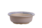 Willow Bonsai Ceramics Round Bonsai Pot 7 Inch – Round Ceramic Bonsai & Succulent Planter with Accentuated Rim and Sculpted Foot Ring, High‑Fired Frost‑Proof Stoneware, Handmade in USA (Ocean)