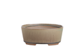 Willow Bonsai Ceramics Oval A Bonsai Pot 6 Inch – Straight‑Sided Oval Ceramic Bonsai & Succulent Planter, High‑Fired Frost‑Proof Stoneware with Drainage & Wiring Holes, Handmade in USA (Speckled Moss)