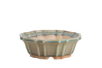 Willow Bonsai Ceramics Flower Design Bonsai Pot 6.5 Inch – Elegant Ceramic Bonsai & Succulent Planter, High‑Fired Frost‑Proof Stoneware with Drainage & Wiring Holes, Handmade in USA (Speckled Moss)