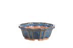 Willow Bonsai Ceramics Flower Design Bonsai Pot 5 Inch – Elegant Ceramic Bonsai & Succulent Planter, High‑Fired Frost‑Proof Stoneware with Drainage & Wiring Holes, Handmade in USA (Peacock 2025)