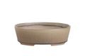 Willow Bonsai Ceramics Oval A Bonsai Pot 8 Inch – Straight‑Sided Oval Ceramic Bonsai & Succulent Planter, High‑Fired Frost‑Proof Stoneware with Drainage & Wiring Holes, Handmade in USA (Speckled Moss)