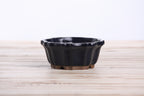 Willow Bonsai Ceramics Flower Design Bonsai Pot 4.5 Inch – Elegant Ceramic Bonsai & Succulent Planter, High‑Fired Frost‑Proof Stoneware with Drainage & Wiring Holes, Handmade in USA (Ruri)