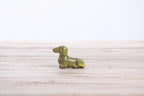 Willow Ceramics Butch the Dachshund Figurine – Mini Handmade Ceramic Dog Sculpture, High‑Fired Stoneware Décor, Made in Colorado, USA (Yellow)