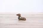 Willow Ceramics Butch the Dachshund Figurine – Mini Handmade Ceramic Dog Sculpture, High‑Fired Stoneware Décor, Made in Colorado, USA (Copenhagen)