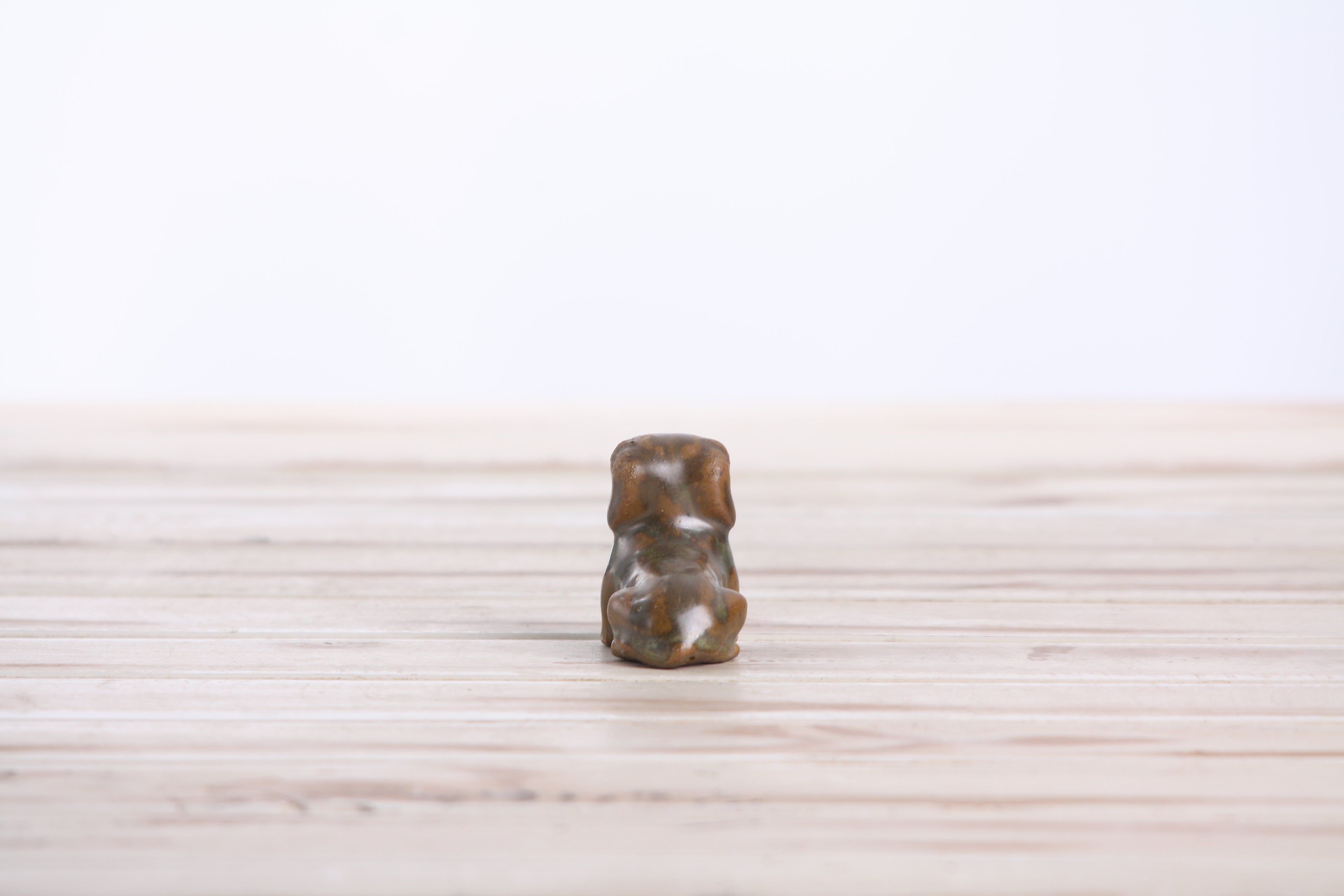 Willow Ceramics Butch the Dachshund Figurine – Mini Handmade Ceramic Dog Sculpture, High‑Fired Stoneware Décor, Made in Colorado, USA (Copenhagen)
