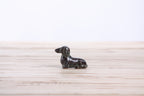 Willow Ceramics Butch the Dachshund Figurine – Mini Handmade Ceramic Dog Sculpture, High‑Fired Stoneware Décor, Made in Colorado, USA (Starry Night)