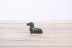 Willow Ceramics Butch the Dachshund Figurine – Mini Handmade Ceramic Dog Sculpture, High‑Fired Stoneware Décor, Made in Colorado, USA (Seaweed 2025)