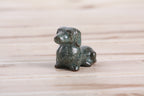 Willow Ceramics Butch the Dachshund Figurine – Mini Handmade Ceramic Dog Sculpture, High‑Fired Stoneware Décor, Made in Colorado, USA (Seaweed 2025)