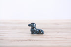 Willow Ceramics Butch the Dachshund Magnet – Mini Handmade Ceramic Dog Figurine Fridge Magnet, High‑Fired Stoneware Décor, Made in Colorado, USA (Peacock 2025)