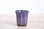 Willow Bonsai Ceramics Flower Design Cascade Bonsai Pot 3 Inch – Elegant Tall Ceramic Bonsai & Succulent Planter, High‑Fired Frost‑Proof Stoneware with Drainage & Wiring Holes, Handmade in USA (Purple)